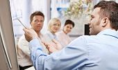 pic of meeting  - Young businessman speaking on business presentation in meeting room - JPG 