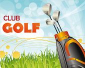 picture of golf  - golf club poster - JPG 