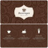 stock photo of restaurant  - Menu for restaurant - JPG 