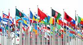stock photo of country  - The flags of different countries in the World Expo in Shanghai - JPG 