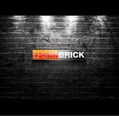 stock photo of interior  - brick - JPG 