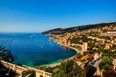 image of france  - beautiful village of villefranche sur mer on the french riviera france  cote d - JPG 