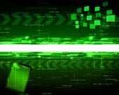 stock photo of computer technology  - abstract tech design with place for text - JPG 