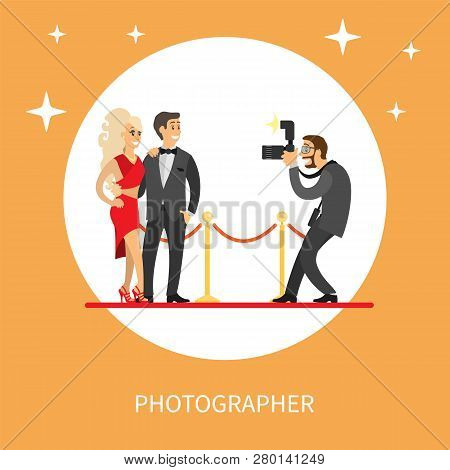 Poster: Photographer Making Photos Of Popular