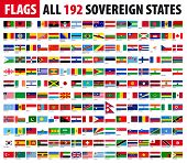 stock photo of france  - All 192 Sovereign States  - JPG 