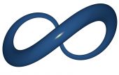 picture of infinity  - Illustration of a blue infinity sign in 3 - JPG 