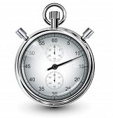 stock photo of watch  - Vector stop watch - JPG 