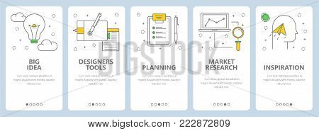 Poster: Vector set of