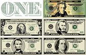 stock photo of dollar  - Five detailed - JPG 