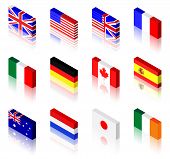 stock photo of france  - 3D flag illustrations - JPG 
