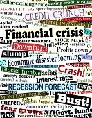 image of newspaper  - Background editable vector design of newspaper headlines about economic problems - JPG 