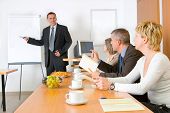 picture of business concept  - A team in the conference room - JPG 