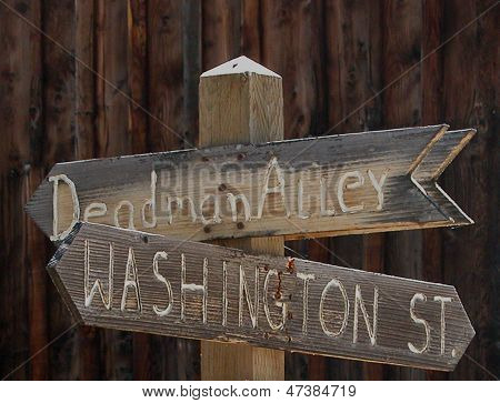 Poster: Sign in a Ghost Town