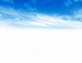 stock photo of blue sky  - Blue sky landscape - JPG 