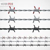 picture of wire  - Barbed wire - JPG 