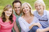 stock photo of family  - Portrait Of A Family - JPG 