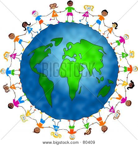 Picture or Photo of Kids from around the world