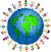 pic of world  - kids from around the world - JPG 
