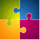 picture of puzzle  - Vector puzzle - JPG 