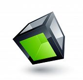 picture of pre  - Green cube - JPG 