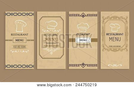 Poster: Restaurant Menu With Drinks And
