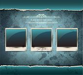 stock photo of  photo  - Elegant Vintage empty Photo frame Background - JPG 