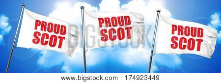 Poster: proud scot 3D rendering triple
