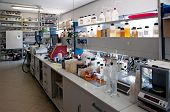 foto of industrial  - Laboratory for chemical analysis of industrial oils
 - JPG 