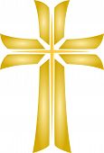 foto of illustration  - Golden Cross - JPG 