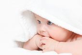 foto of infants  - Cute baby girl - JPG 