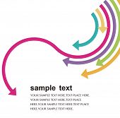 image of leadership  - Colored arrows vector - JPG 