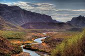 foto of bend  - Rio Grande somewhere in Big Bend National Park - JPG 