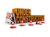 stock photo of construction  - under construction - JPG 