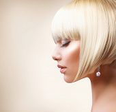 stock photo of beauty  - Blond Hair - JPG 