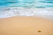 foto of beach  - ocean wave and tropical beach - JPG 