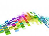 picture of patterns  - vector colorful mosaic pattern design - JPG 