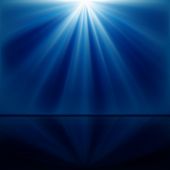 pic of rays  - background of blue luminous rays - JPG 