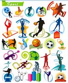 picture of sports  - COLLECTION_5 Exclusive Series of Sports Icons and symbol pictograms with modern ideas - JPG 