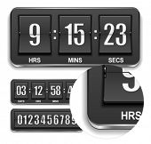 pic of watch  - Vector countdown timer - JPG 