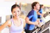 pic of fitness  - Fitness people portrait in gym - JPG 