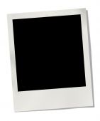 stock photo of  photo  - photo frame isolated on white background Clipping path - JPG 