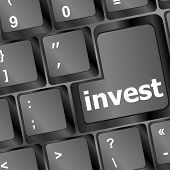image of investment  - Hot key for investment  - JPG 