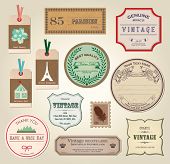 foto of illustration  - Illustration Retro Label - JPG 