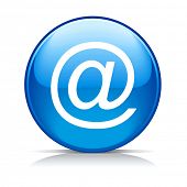 stock photo of internet  - Vector blue e - JPG 