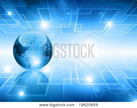 Picture or Photo of Best Internet Concept of global business from concepts series