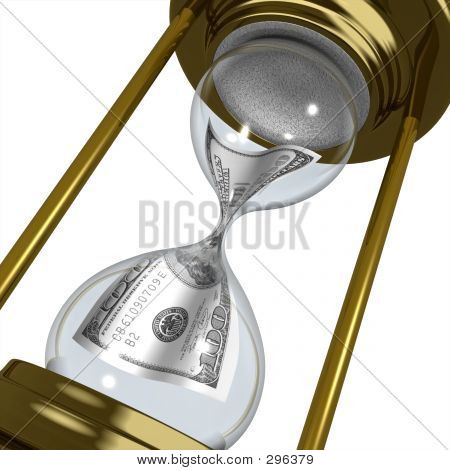 Picture or Photo of Time is money
(money trickle with time)