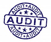 foto of financial  - Audit Stamp Shows Financial Accounting Examination Or Analysis - JPG 