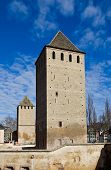 stock photo of france  - Hans von Altenheim Tower and Henry Tower  - JPG 