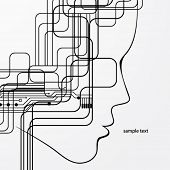 pic of future technology  - Abstract circuit board background - JPG 