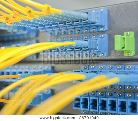 Picture or Photo of Communication and internet network server room